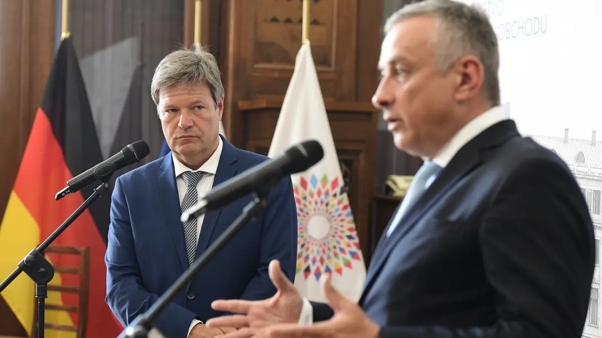 Die Minister der Tschechischen Republik und Deutschlands einigen sich auf gegenseitige Hilfe bei einem Ausfall der Gasversorgung